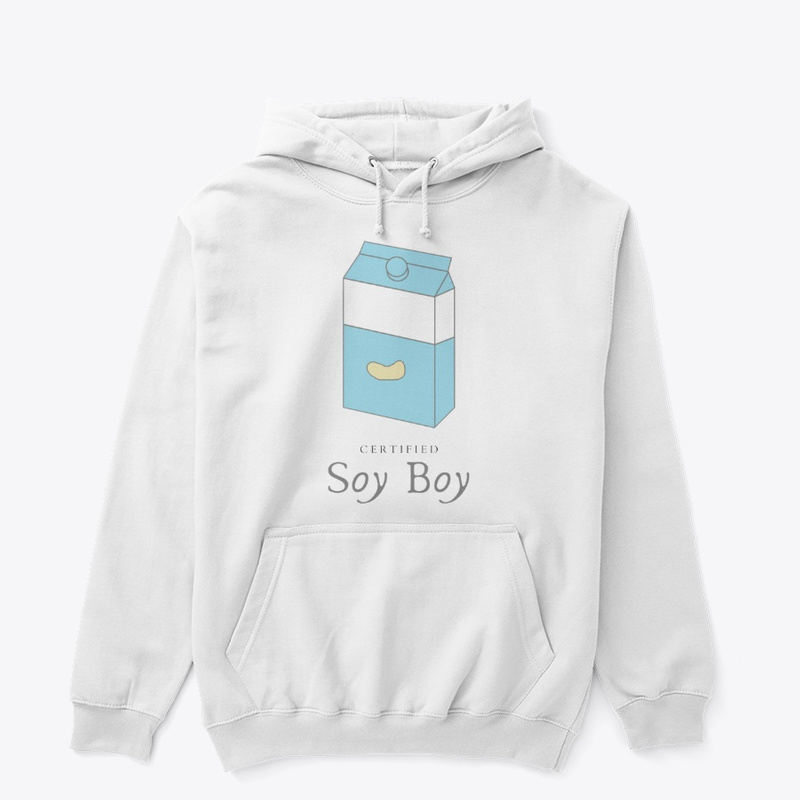 HWillowDesigns's tweet image. Who else is a certified soy boy?!💙 I’m non binary and I joke all the time that it’s because I drink soya milk🥛 and I’m now a soy boy😂 so I made this design for my fellow soy boys! tinyurl.com/soyboyte #queerapparel #nonbinaryartist #queerclothing