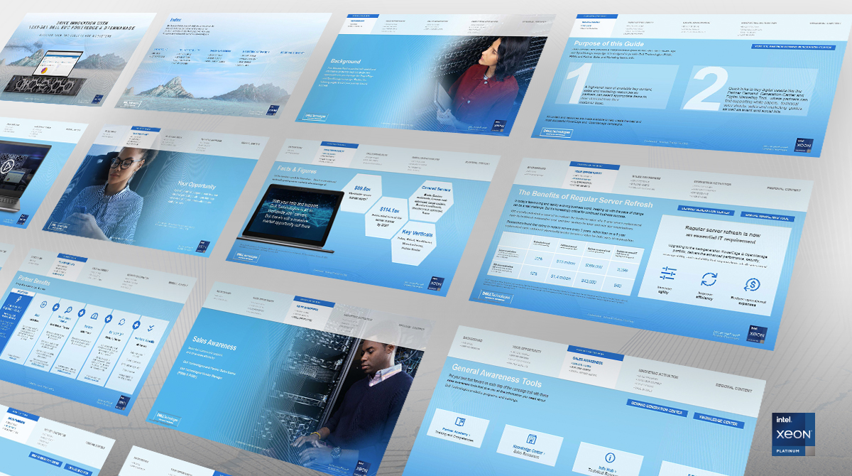 DellTechPartner's tweet photo. Your customers have had to adapt operations to new demands and business needs. Support them with a future-ready solution that drives innovation and intelligent collaboration, anywhere. Log in &amp; view the #PowerEdge Success Pack today: https://t.co/UK5DqDXJXG #AssetOfTheWeek https://t.co/bteAOebS2G