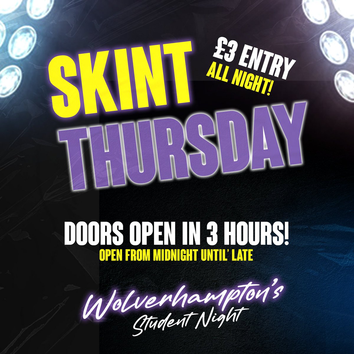⚠️ 3 hour warning! ⚠️ Looking for an excuse to start the weekend early? Low on funds? In need of a good party?! #SKINTTHURSDAYS at Gorgeous Nightclub is the place to be! Cheap drinks deals ALL NIGHT LONG, banging tunes and YOU! 😜 Doors open @ Midnight.