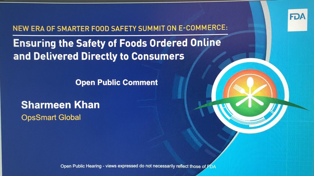 Proud to represent <a href="/OpssmartGlobal/">OpsSmart Global</a> at the <a href="/US_FDA/">U.S. FDA</a> summit!
#traceability #recall #ecommerce