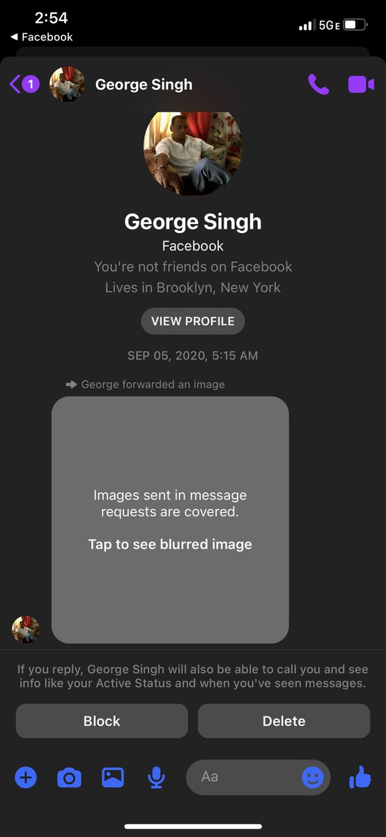defjuliet's tweet photo. unblurring this spam facebook dm went much better than expected👍👍 thanks george https://t.co/hiPcpkdhhG