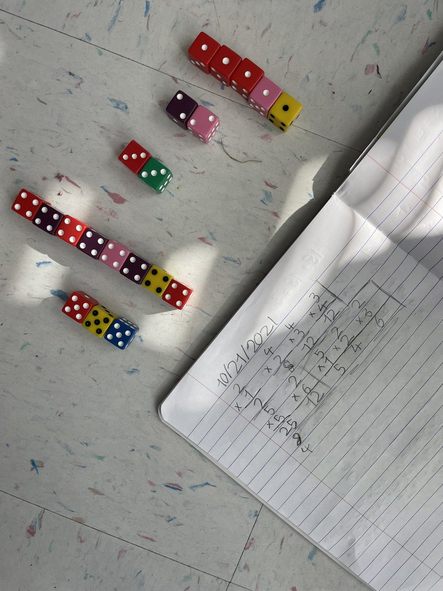 MsMiknis's tweet photo. Day 2 of multiplication was Dozens of Dice!  This @joboaler #MindsetMathematics activity was so engaging it spread over to Day 3 as well by student request! #ThinkingInEqualGroups https://t.co/e8fn4x7mIs