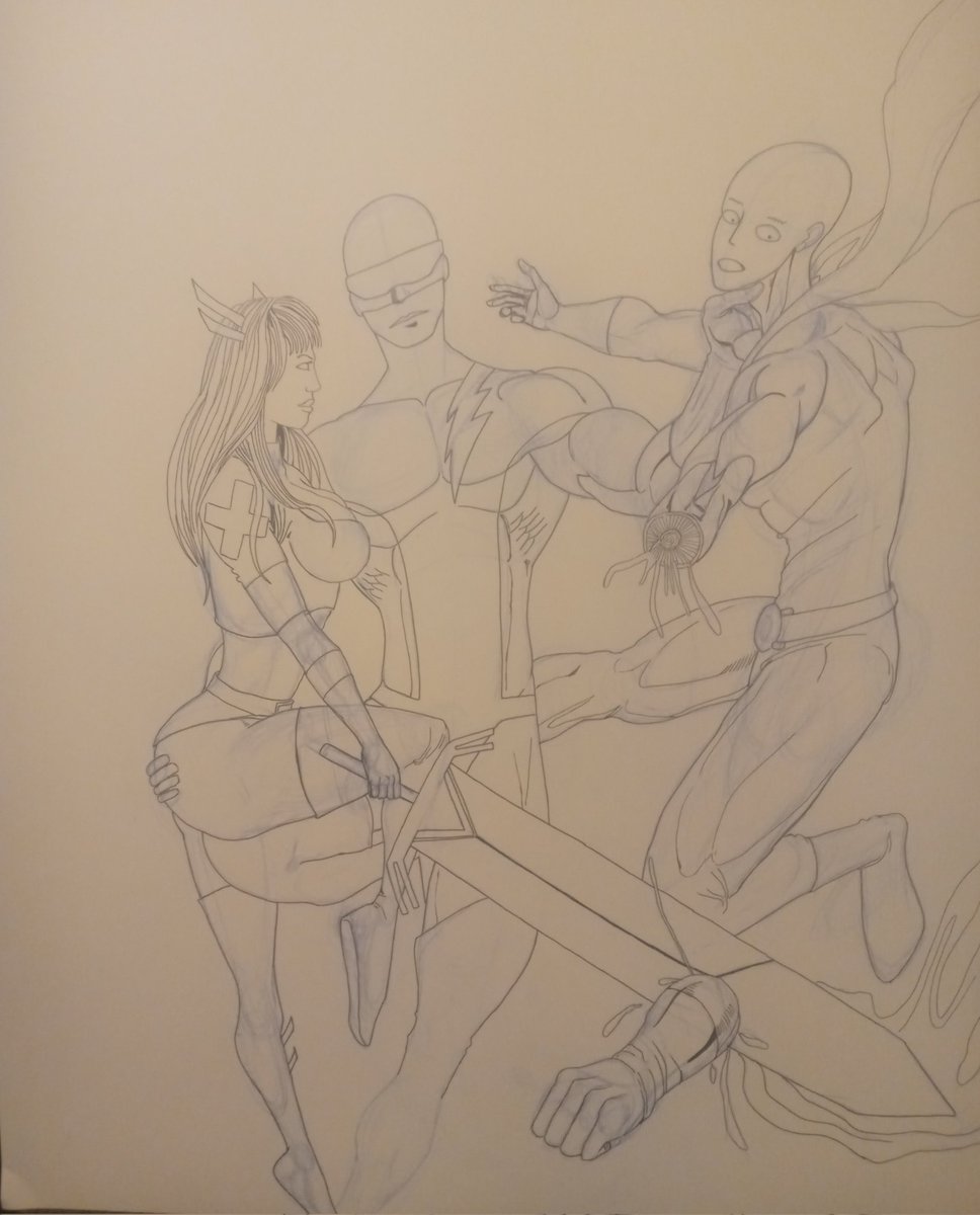 HeyTay265's tweet photo. @PinkBunnySaysSo A little catch up with Magik, One Punch Man who is the most OP character ever!!!! and Nexus. #Fragaboom #fragtober.
Wolverine with darkness powers https://t.co/VPOa0mynHy