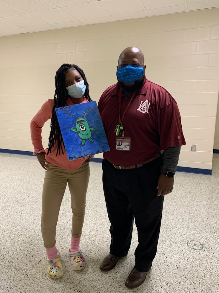 My scholar presented me a picture today that she took the time to make. She said I was her favorite teacher! This really made my day and I think I dropped a tear, God did something special just for me! <a href="/Cgms_DCSD/">CGMS_DCSD</a> <a href="/DCSDRegionVII/">Area 3 Elementary - DeKalb County Public Schools</a> <a href="/DeKalbSchools/">DeKalb Schools, GA</a> <a href="/tpatchison/">Tony Atchison, Ed.S.</a>