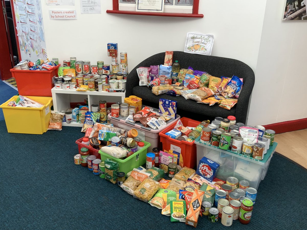 Wow wow wow!  We have been overwhelmed with our foodbank donations this Harvest.  Donations from our school community to support vulnerable families in the rest of the local community this winter.  Thank you MacGregor family!