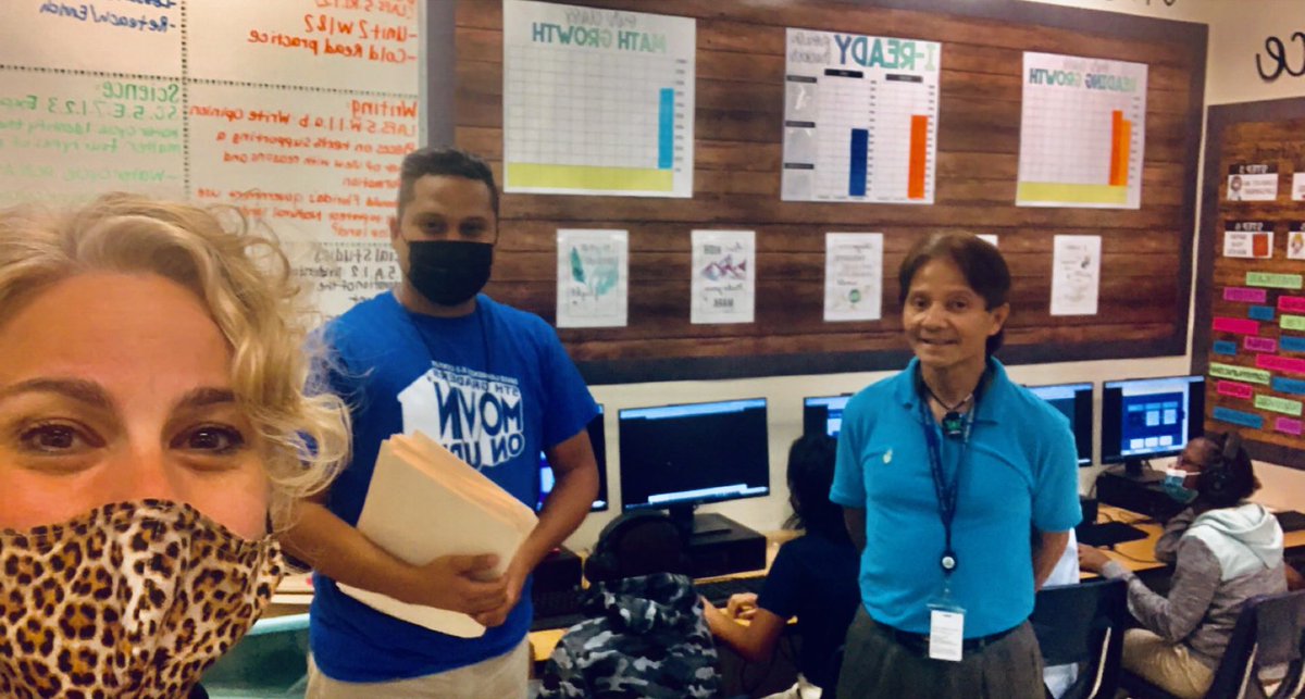 MiamiLEARNS's tweet photo. Mr. Jose Moreira @DavidLawrenceK8 doing a data debrief with his #giftedEd students🌟 Mr Pham is all smiles when they talk numbers #DataDriven #ElevatingPractice @mdcps_profdev @millygonzalez22 @rwimberly67 @MDCPSNorth @Dr_OnyM https://t.co/UzVSKmYGgD