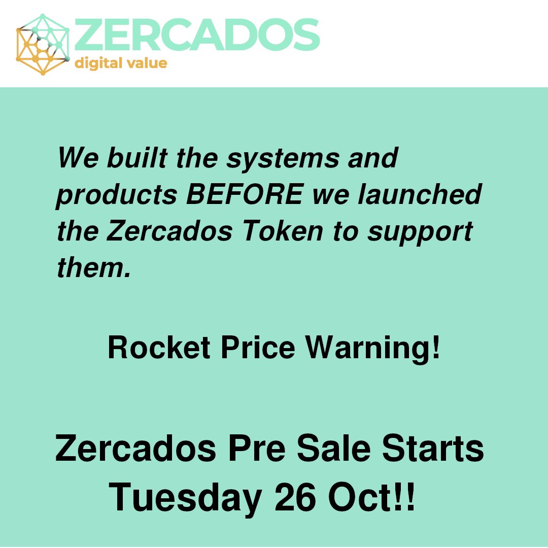 Zercados_token's tweet photo. #TokenSale #altcoinnews #altcoin #ido #zercados #ico #ieo #crypto #cryptocurrency #CryptoNews https://t.co/m2HqOYYKbD