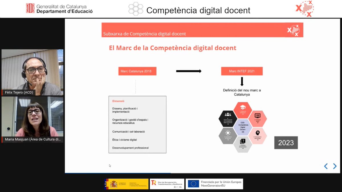 SEBaixEmporda's tweet photo. Presents a la primera sessió de la XTCD i les seves tres sub-xarxes #xcdc #xcdd #xedc #culturadigital @educaciocat #edc #estratègiadigitaldecentre
Potenciant la #competènciadigital dels docents i de l'alumnat #plaeducaciódigital 💪🔝📲 https://t.co/yYs5PbtUTI