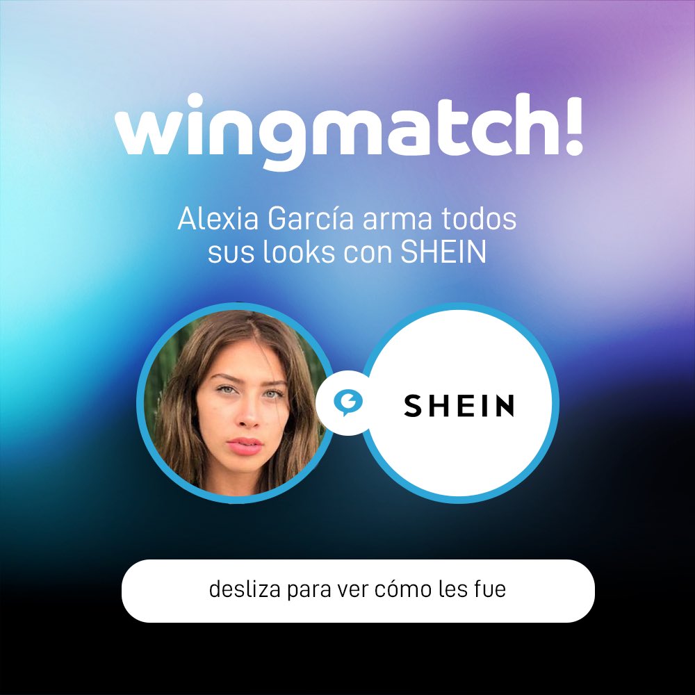 WingMan_MX's tweet photo. ¡JUEVES DE #WINGMATCH!
🔱 Marca: @SHEIN_official
✨ Talento: @alexiagarciaoff
✅ Campaña: #SHEINhitfashion2021
¡Con nosotros, crear tu #MatchPerfecto es posible! Si tu marca está lista, nosotros también...😉 https://t.co/2LtUZuBaNO