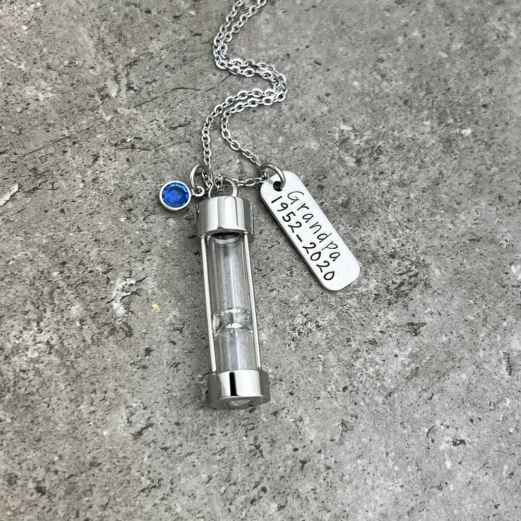 leah_c_'s tweet image. Wow picks! Hourglass Urn Necklace Personalized Cremation Jewelry To Hold Ashes Custom Name Dates Birthstone Family Remembrance Sympathy Gift Memorial at $38.00 Choose your wows. 🐕 #FillableNecklace #LossOfChild #HourglassUrn #UrnsForHumanAshes #LossO… instagr.am/p/CVTXzPQr_4W/