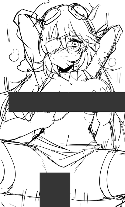 冬コミ本アルビダ【mnst】ラフ 