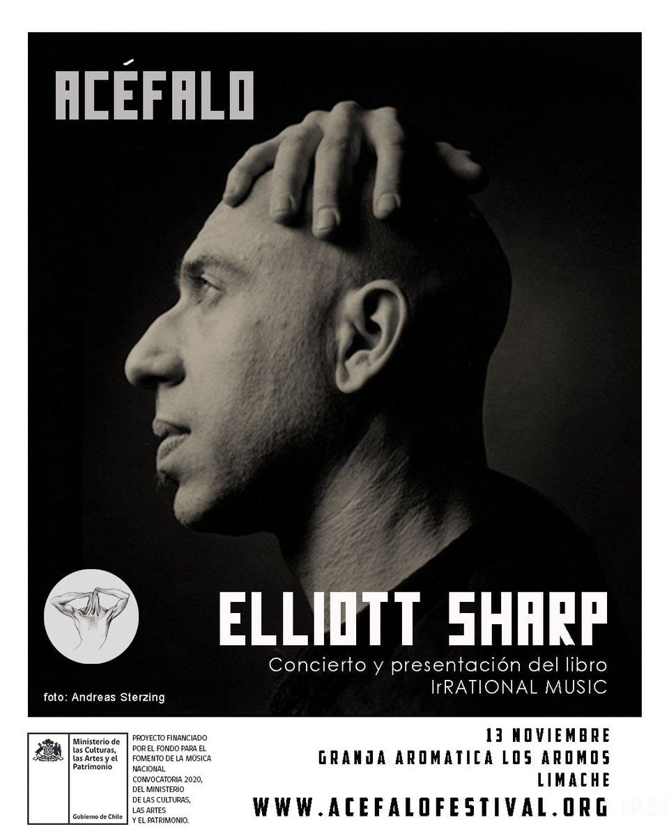 rockaxisoficial's tweet photo. Un acontecimiento: #ElliottSharp debuta en Chile en el Festival Acéfalo. Figura fundamental del downtown de Nueva York.
https://t.co/n4akfmVHhe
(@_ElliottSharp_; @AcefaloFestival) https://t.co/x866X0Vtw4