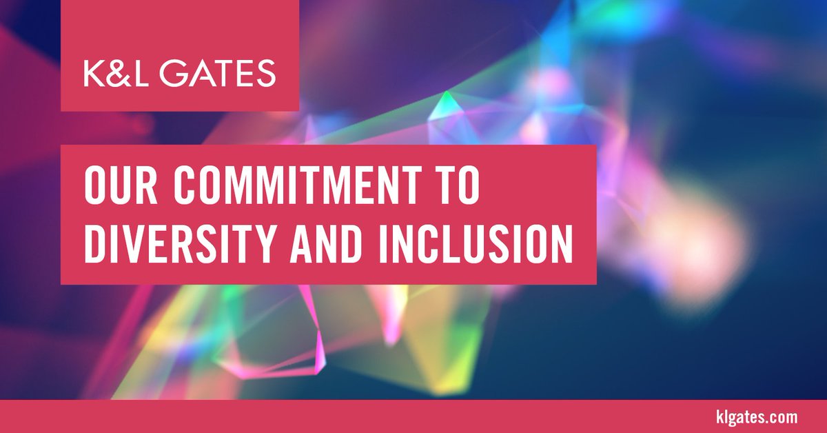 KLGates's tweet photo. Our firm has adopted a policy that allows lawyers across our global platform to count up to 50 hours dedicated to #diversity and #inclusion activities towards their individual annual thresholds for participation in the annual bonus program. Read more-> https://t.co/c1ndvxUGrT https://t.co/5fYLDkMqSO