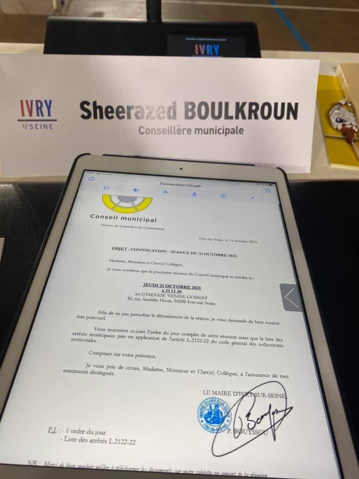 BoulkrounShee's tweet photo. Conseil Municipal ce soir à #ivry …
Avec @PhHardouin et @RKaaout 

#Ivrycestvous #CM https://t.co/6LWAFIEHzB