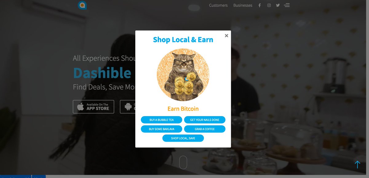 On the path to helping EVERYONE support the local economy &amp; participate in the Bitcoin economy. New Yorkers - FREE Bitcoin when you earn a loyalty star at participating merchants. Get the app today! bit.ly/3B6i2pT
#bitcoin #shoplocal @shoplocalandearn #Crypto #Loyalty