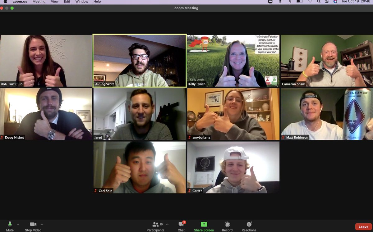 We'd like to give a big THANK YOU to our 1st Turf Club Guest Speaker of the year, Kelly Lynch. (<a href="/PureSeed_Chick/">Kelly Lynch</a> ) Had an amazing discussion with students about pursuing dreams, daring to live and making opportunities for yourself.