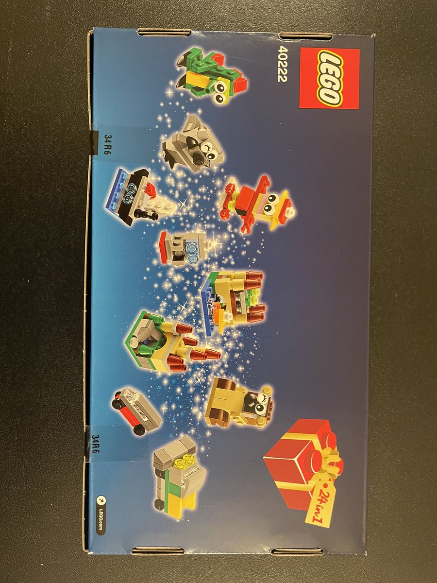 BrianBy30461959's tweet photo. First giveaway:
2018 LEGO 40222 24 in 1 set. Item will be shipped only to the contiguous 48 states. Requirements are:
1. Follow 2. Retweet 3. Tag another Twitter account. Winner will only be picked if this gets 100 retweets and will be chosen Sunday. #Giveaways #LEGO #Contest https://t.co/3FpsI1XX5i