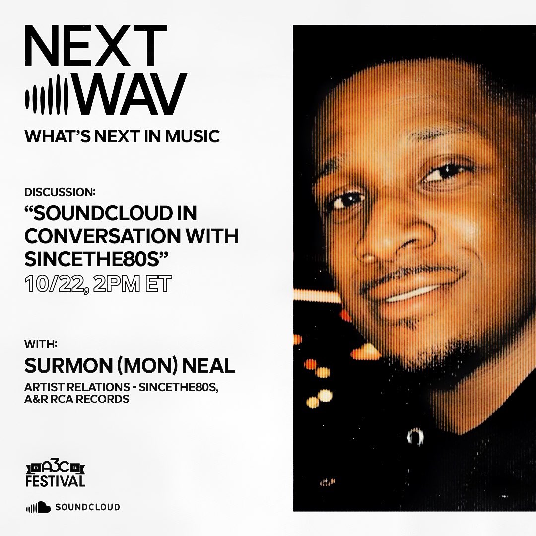 Mondhadon's tweet photo. See y’all tomorrow at 2pm with the gang @SinceThe80s @SoundCloud @A3C 🎱 
☀️ RSVP for the day: https://t.co/BPTWaVwdfL https://t.co/Gp0FxFdFkN