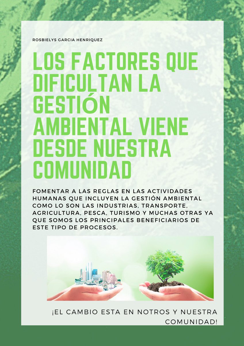 RosbielysGh's tweet photo. Es de suma importancia poder detenernos a observar la falta de comunicación y responsabilidad que podemos tener nosotros como comunidad con respecto al tema de la gestión ambiental, el cual es de suma importancia puesto a que somos los principales beneficiarios del mismo❤️ https://t.co/0G2JocJYys