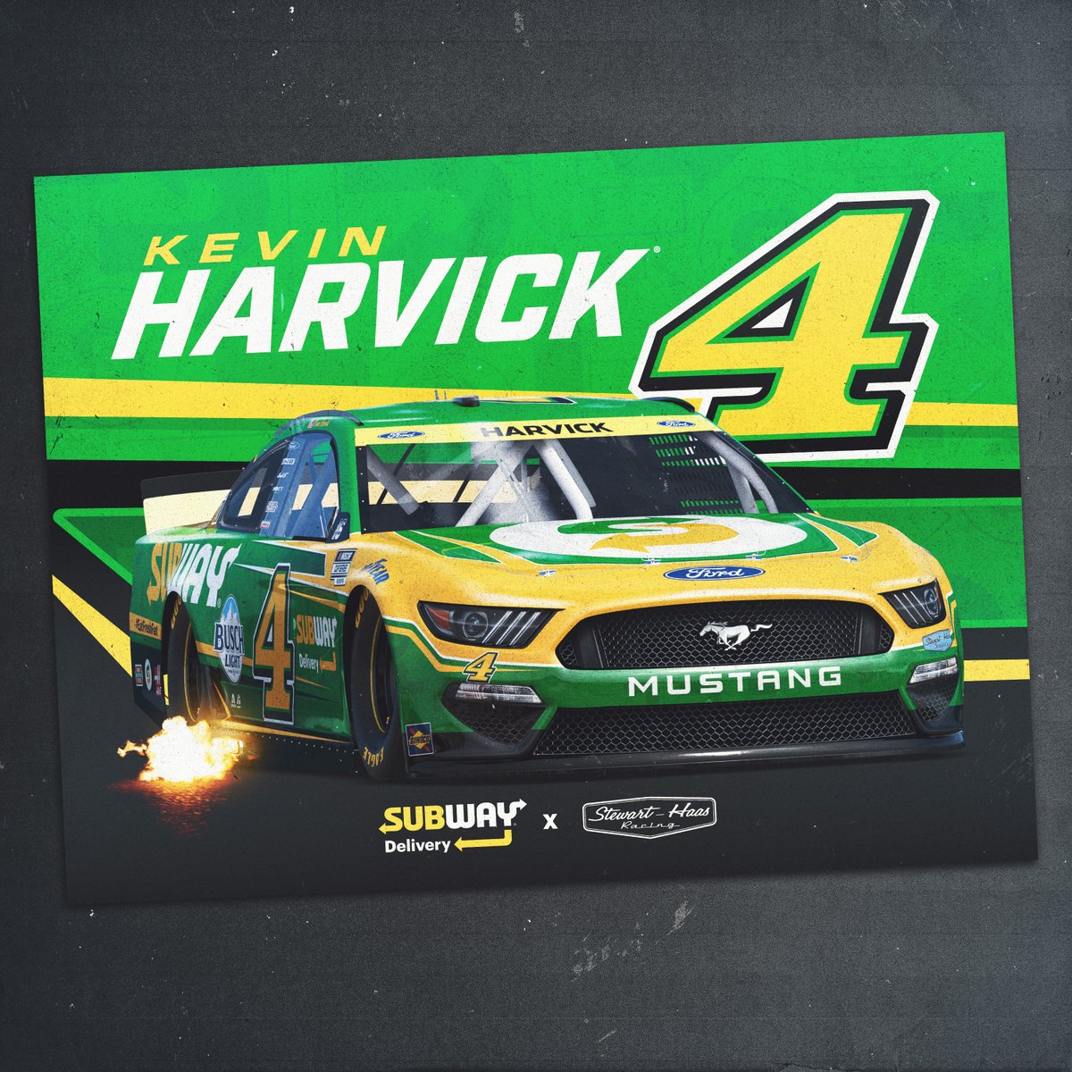 HaasFactoryTeam's tweet photo. It's a race day @SUBWAY giveaway.

RT for a chance to win this exclusive @KevinHarvick poster. https://t.co/cMX3C4N7pQ