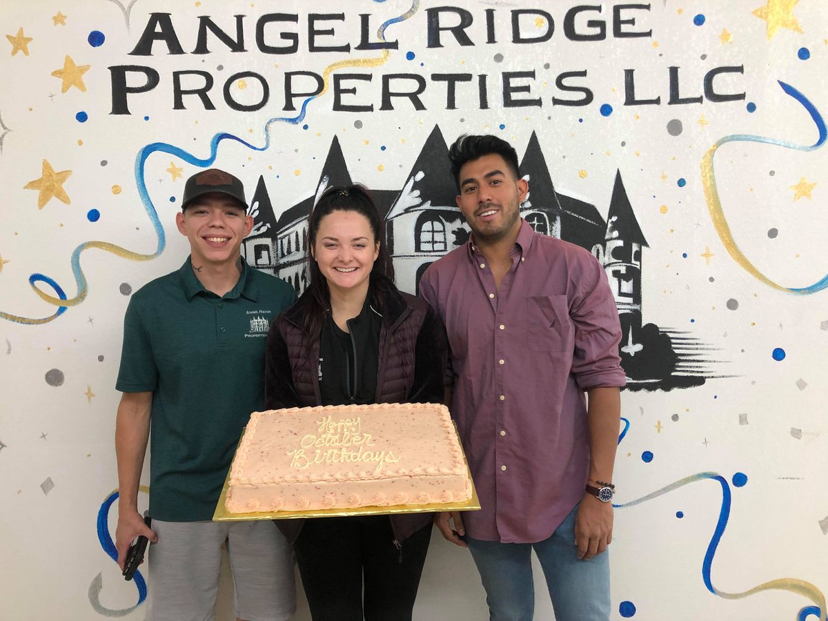 ARPconstruction's tweet image. October Monthly Birthday Celebration for our Team members. Happy Birthday Austin Mitchell, Savannah Payne, and Luis Moran!
Special Day... Special Month... Monthly Birthday Celebration 🥳
#Octoberspecial 🎉🎉#birthdaycelebrationinoctober#monthlybirthdaycelebration
#BirthdayGift 🎁