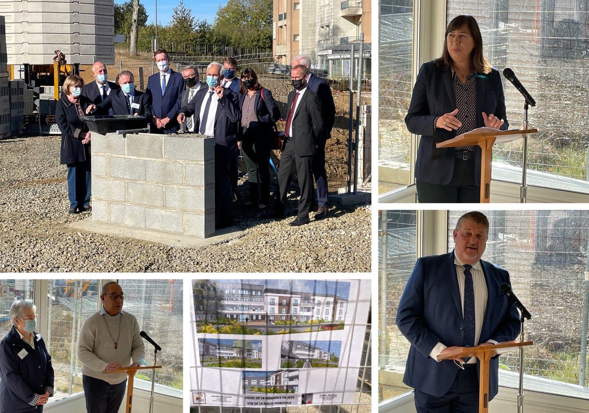 👉16 Octobre 2021 Fondation Saint Jean de Dieu : 1 ère pierre reconstruction de Regina Mundi  Salle de Vihiers (49)
Au-delà d’accueillir des personnes âgées dépendantes, elle accueillera également des personnes en situation de handicap vieillissantes
 
#ehpadressource