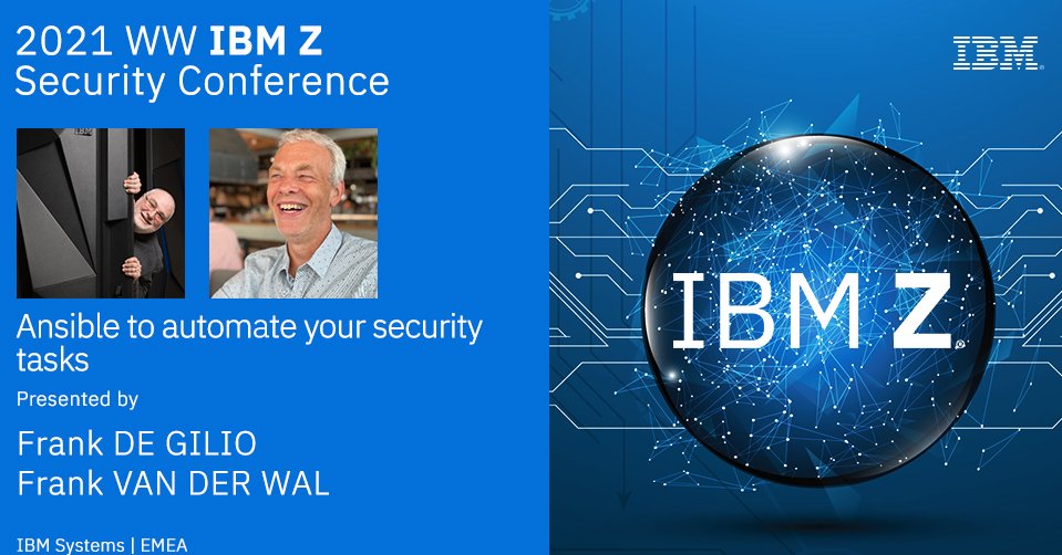martinesastre34's tweet image. Closing day 3 of the 2021 WW IBM Z Security Conference with Frank De Gilio and Frank Van Der Wal. Starting in a few minutes! #IBMZSEC #IBMZ #CyberSecurity @IBMZ @yannicklefloch @GuillaumeIBM @HerveSabrie