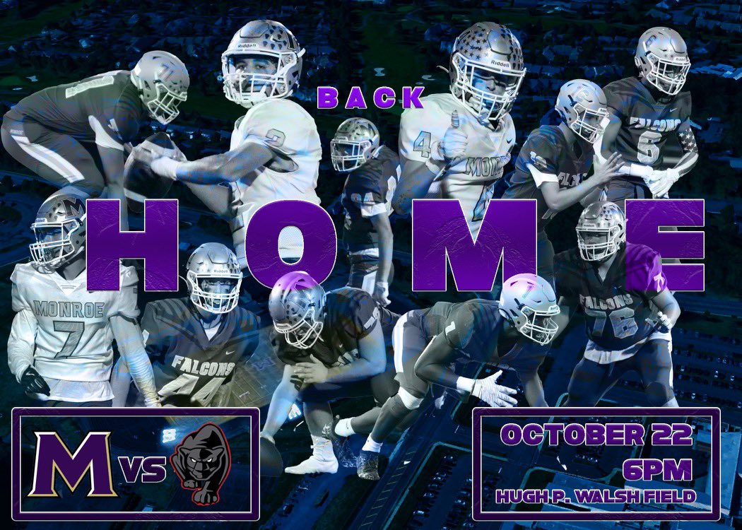 Monroe_FalconFB's tweet photo. After a month of away games the Falcons are excited to return home for Homecoming! It’s a Pink Out! https://t.co/WXNAJkLohh