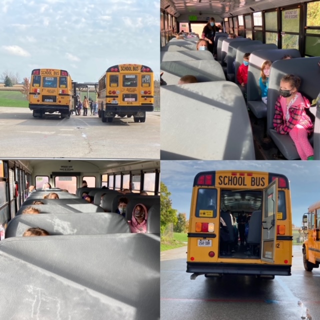 Bus Evacuations Drills today! Thank you Kunkel Transportation for all your help!