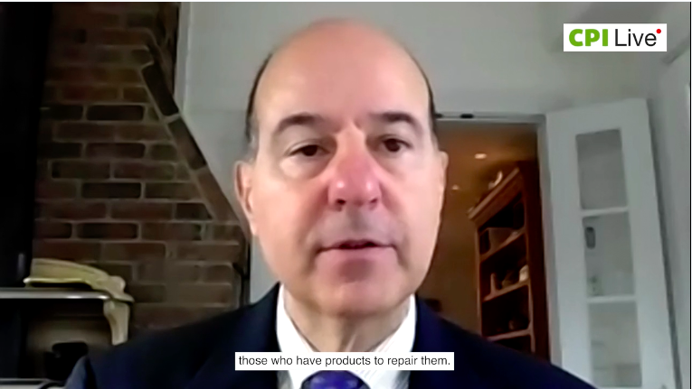 CompPolicyInt's tweet photo. #CPILIVE "If you go down the list of IP related components of the executive order. It would diminish intellectual property rights. I think it's fair to say, to enable new rights for those who have products to repair them" David Kappos (@Cravath)
Watch Now: https://t.co/RzzMZ9e7zP https://t.co/djRYkOR8r3