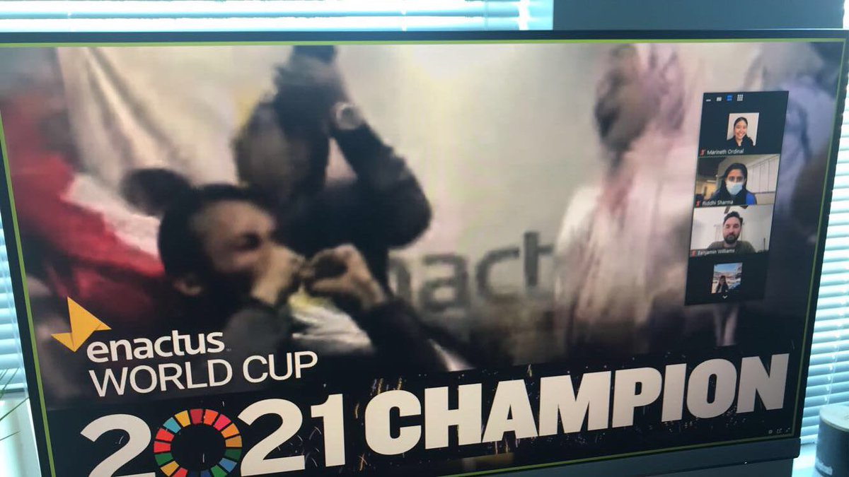 umkcenactus's tweet photo. Congratulations to all the Top 4 teams and special congratulations to @EnactusEgypt @EnactusO6U for winning the #EnactusWorldCup! 🎉 https://t.co/4SkpPSeQa3