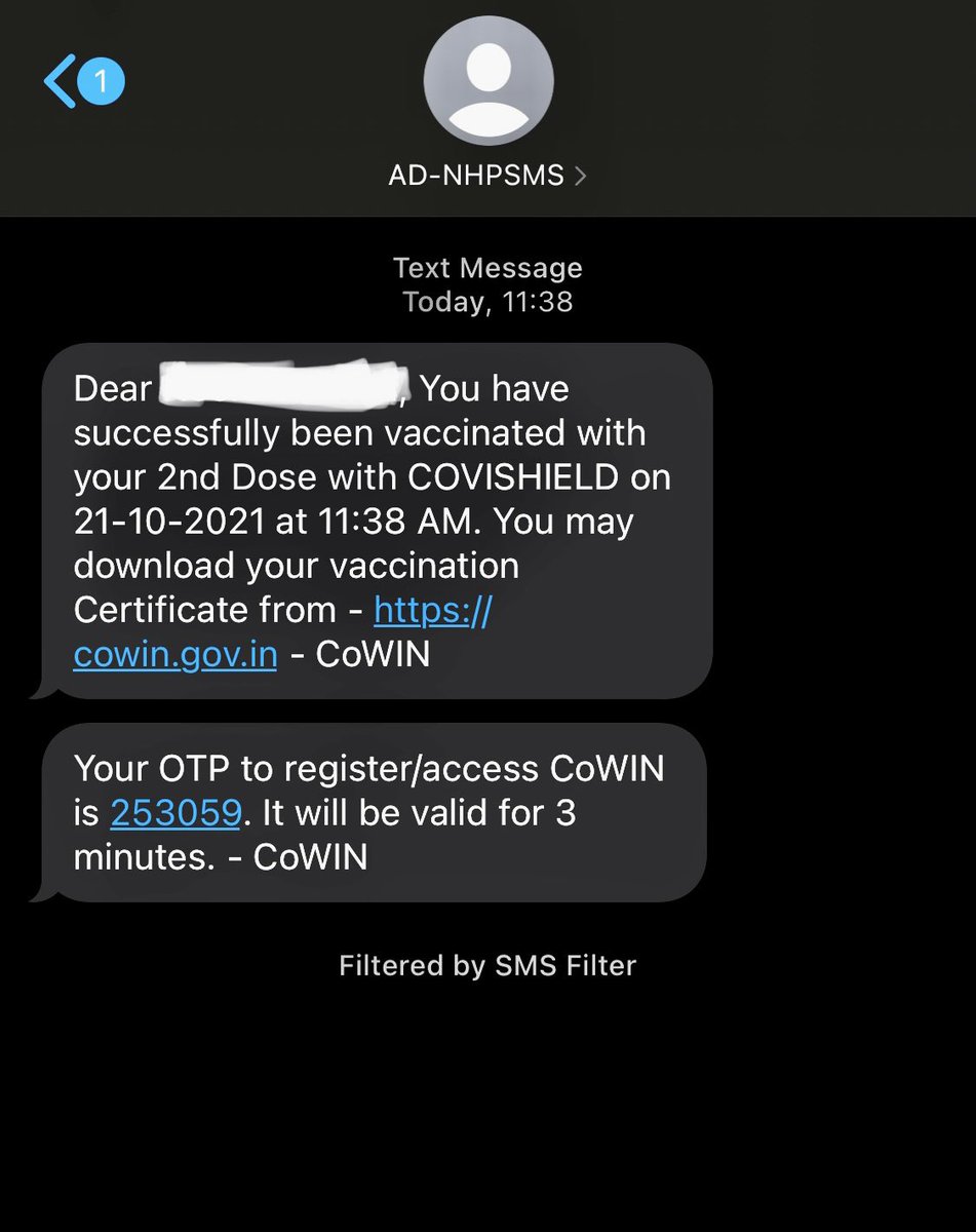 arjunsharma409's tweet photo. Received vaccination certificate of my wife today, she got vaccinated in Ambala while she was actually at our home in Delhi. Realised how hitech our country has become. @PMOIndia @JPNadda @mlkhattar @ArvindKejriwal @ANI   #VaccineCentury #fakevaccine #CovidVaccine #covaxin https://t.co/9VDfTllZAu