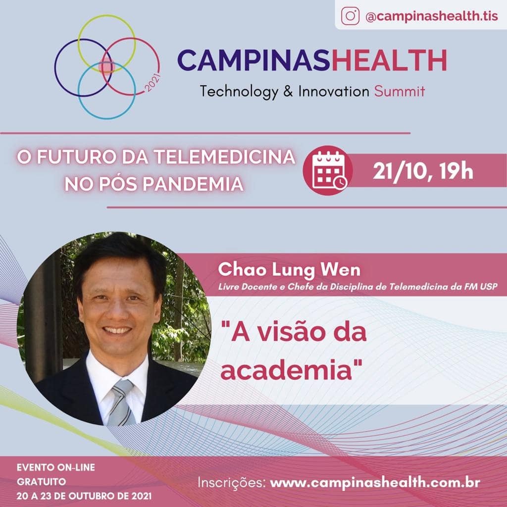 DFmusp's tweet photo. Divulgação de evento com a participação do Prof. Dr. Chao Lung Wen, orientador do nosso programa. https://t.co/nvygPWu5UC