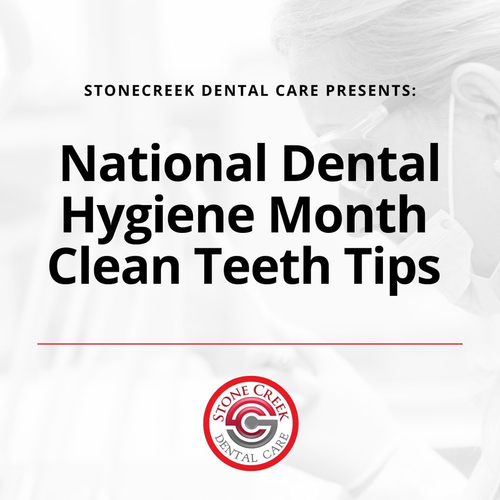 stonecrk_dental's tweet photo. Happy third week of #NationalDentalHygieneMonth! We are sharing three more Clean Teeth Tips 
🦷😁🪥 https://t.co/lPBADqlwol