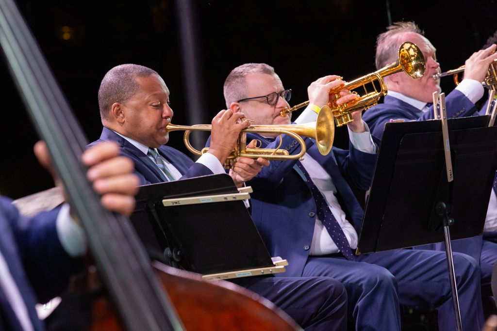 It was Wynton Marsalis\ birthday on 10/18- Happy birthday! Were you there when he played the Green in June? 