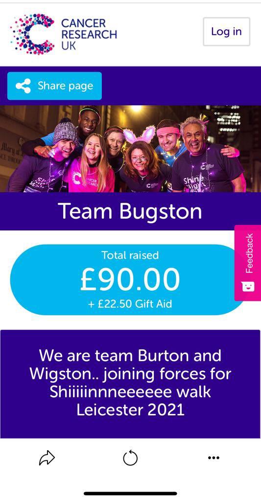 Burton is teaming up with their fellow shop <a href="/WigstonCruk/">CRUK Wigston</a> for #shinewalk Leicester this Saturday #shinnnnneeeeee thanks to our supporters in store and online