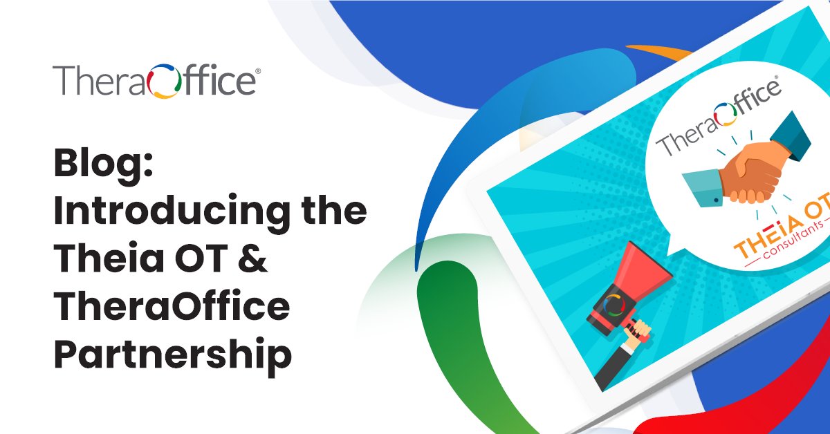 TheraOffice's tweet photo. Last Friday, we announced our new partnership with Theia OT Consultants. Today's blog answers all of the questions about how this partnership came to fruition &amp; what we are hoping to accomplish. 

Learn more: https://t.co/3HUCbv1wRT

#TheraOffice #EMR #OT #partnership https://t.co/JXGPYe6yMA