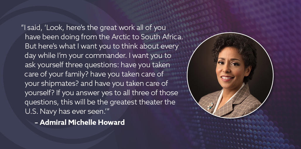MitchZuklie's tweet photo. Admiral Howard’s three questions for her sailors when she took command of U.S. Naval Forces Europe-Africa should be adopted by every leader of teams. https://t.co/8xp6i7Keo0