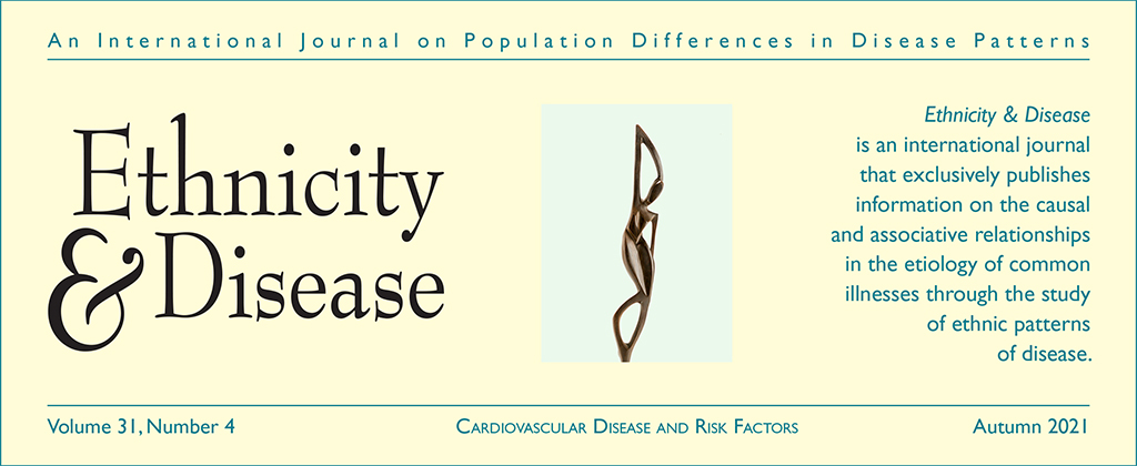 Heart disease is the leading cause of death globally. #EthnDis offers new findings from CV research on #obesity, #MetS, ischemic stroke, and #BP found in ethnic populations around world. Check out other new research on #COVID-19 and #SDOH. bit.ly/30Pld91