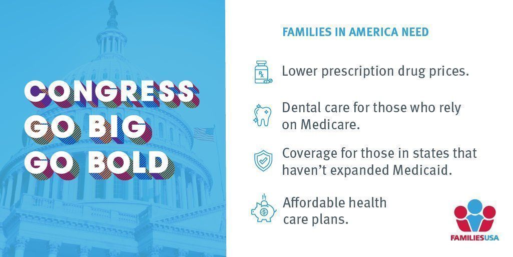 FamiliesUSA's tweet photo. Today's #Thursday30 focuses on these four key priorities that families need Congress to act on. Let's #BuildBackBetter and #UniteForHealthCare to ensure that our elected officials do right by families in America! https://t.co/z2ShEmqIfK
