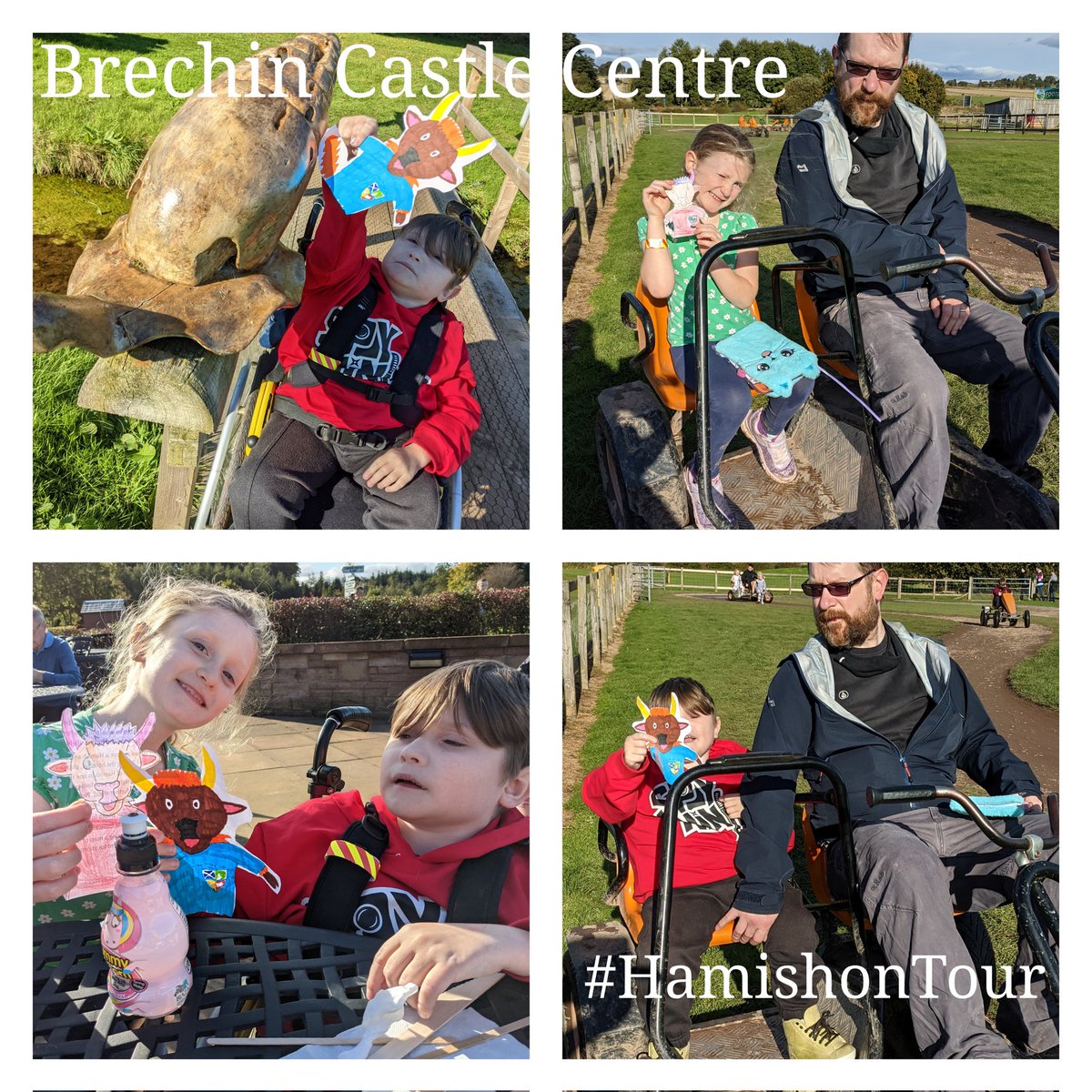 Wikiwima's tweet photo. @DycePrimary Hamish visited Brechin Castle Centre with Baxter and Caledonia 🐂 #HamishonTour https://t.co/jmL8JGKVbP