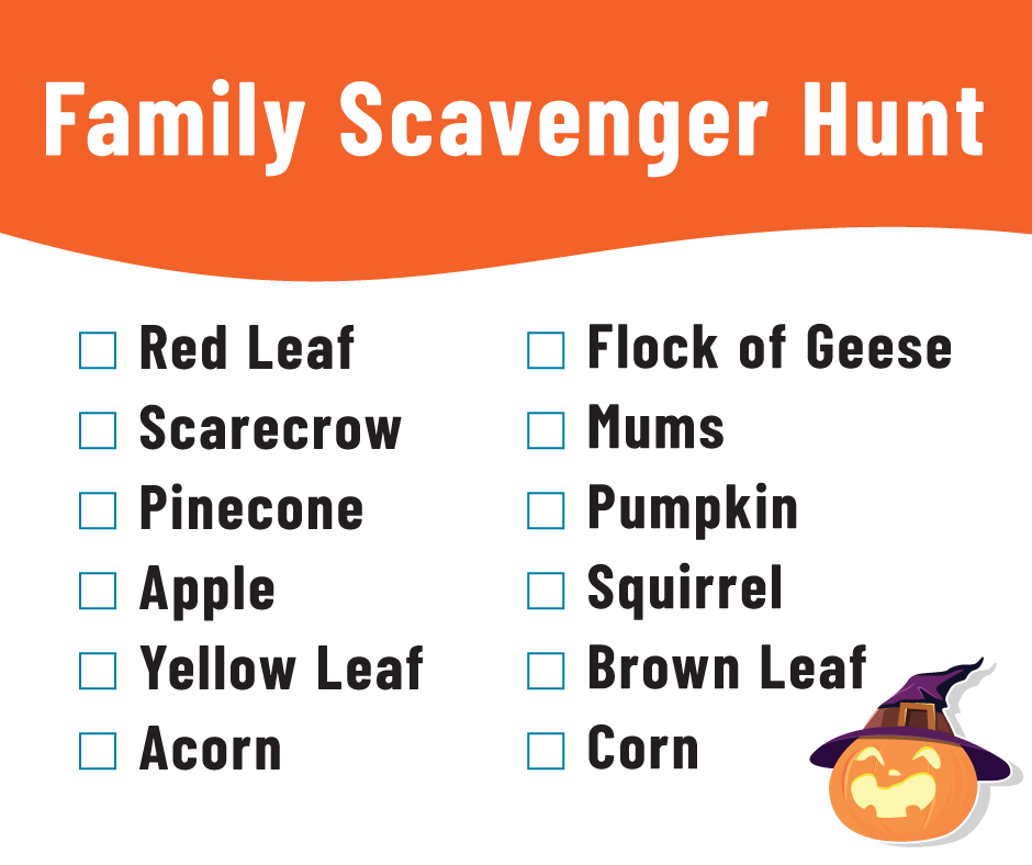 GFMarathon's tweet image. Get out and get active with the family and see if you can spot these fall items in your neighborhood!