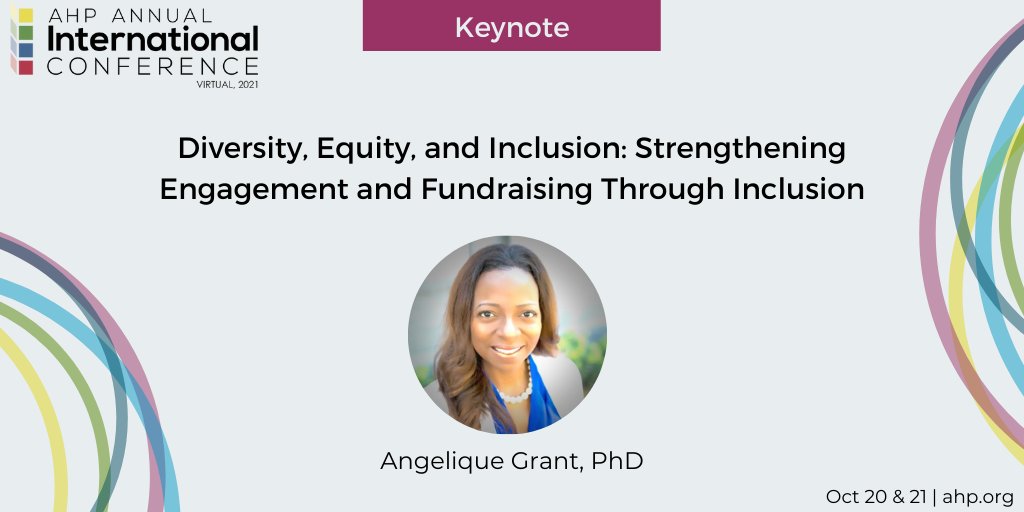 AHP (@ahpintl) on Twitter photo The <a href="/inclusionfirm/">The Inclusion Firm</a>'s Angelique Grant closes the conference with a session on DEI at 4:15 pm ET / 1:15 pm PT. bit.ly/3pbwF8X The <a href="/inclusionfirm/">The Inclusion Firm</a>'s Angelique Grant closes the conference with a session on DEI at 4:15 pm ET / 1:15 pm PT. bit.ly/3pbwF8X
