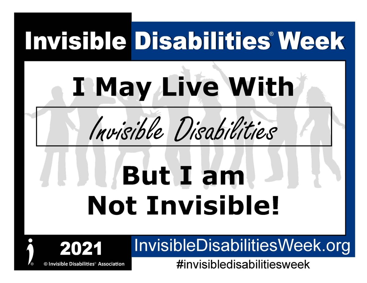 FibroBloggers's tweet image. #InvisibleDisabilitiesWeek #VisibleCourage Oct 17 – 23, 2021.
