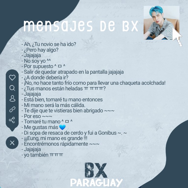 bxparaguay's tweet photo. 🌌 • PM — 211021 

Mensajes de BX: 

#CIX #씨아이엑스 #BX #비엑스 https://t.co/umuWB8F8HP