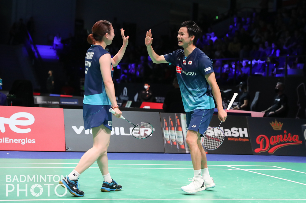 YonexAllEngland's tweet photo. Japanese Seeds Into Next Round๐
In the mixed doubles, reigning Yonex All England Champions Yuta Watanabe/Arise Higashino won 21-13 22-20 against Rinov Rivaldi/Pitha Mentari.
Whilst 2018 YAE runner up Akane Yamaguchi beat Gregoria Tunjung 21-13 21-15โ
#experienceworldclass https://t.co/vuy3G4bNc7