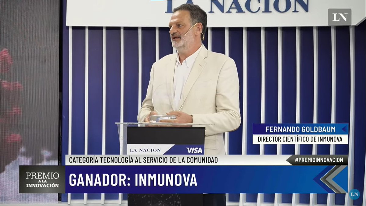 Insud_Arg's tweet photo. #OrgulloINSUD | Nuestra compañía biotecnológica, @inmunova, fue distinguida por un comité de expertos como ganadora de la nueva edición del #PremioalaInnovación de #LaNación. https://t.co/sgKp65HbLr