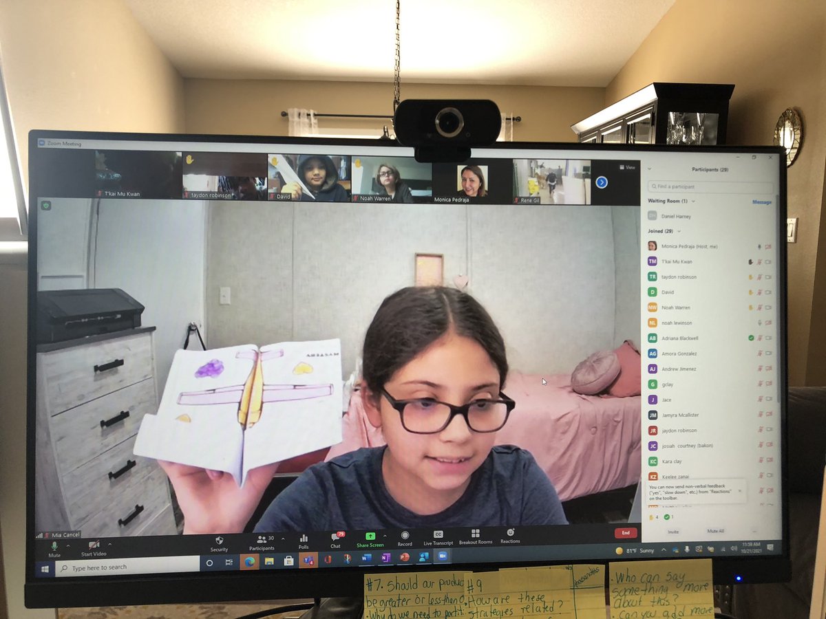 My science live lesson was a success. My Ss had so much fun learning how airplanes fly and why they can’t fly to space. But the most fun was making our own paper airplanes #mspedraja #ilovescience #iloveSTEM @HillsVirtualK12 <a href="/LisaBrengel/">Lisa Brengel</a> <a href="/MattHoffHCPS/">Matthew Hoff, Ed.D.</a> <a href="/WeAreHAEST/">HAEST</a>