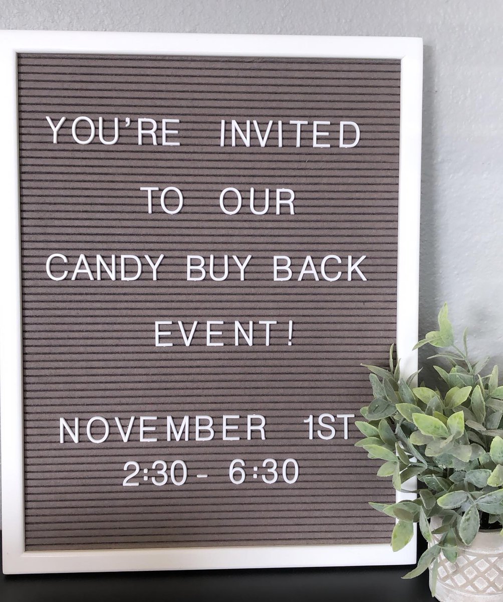MolenOrtho's tweet photo. We are just over 1 week away from our Candy Buy Back event! 🍬Do you have November 1st marked on your calendar? 🗓 🎃 https://t.co/TqMJxisBXi