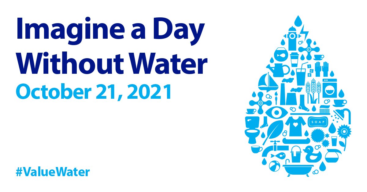 MichiganAwwa's tweet photo. Today, we recognize "Imagine A Day Without Water!" Do you know where your drinking water comes from? #ValueOfWater https://t.co/5dadsZF416